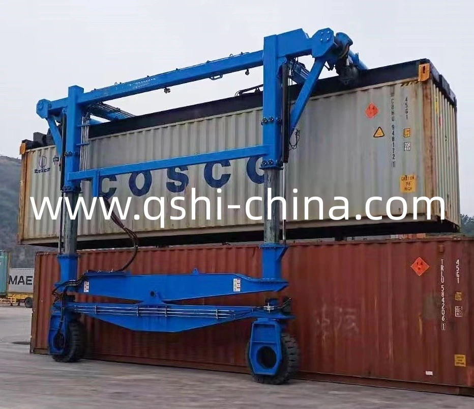 Automated Shipping Container Lift Straddle Carrier