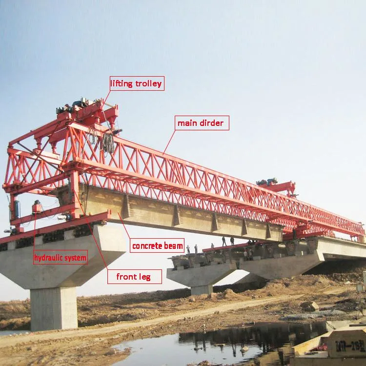 Professional Double Truss High Quality 300t Highway Bridge Girder Launcher